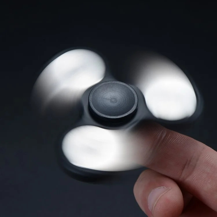 2PCS/Lot XOSOY Tri Fidget Spinner Metal Finger Hand Toy Stress Reducer