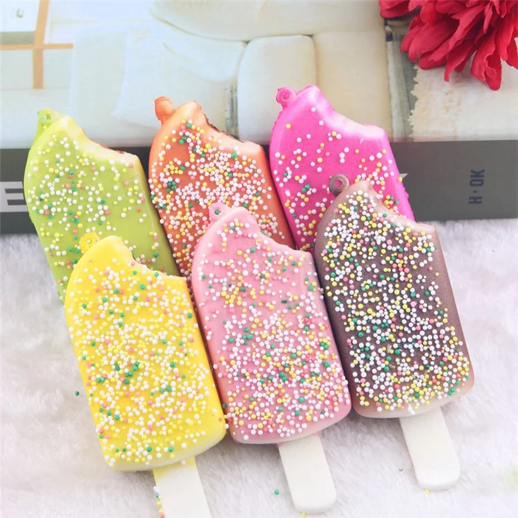 Ice Cream Shape Soft Fidget Hand Squeeze Pinch Toy
