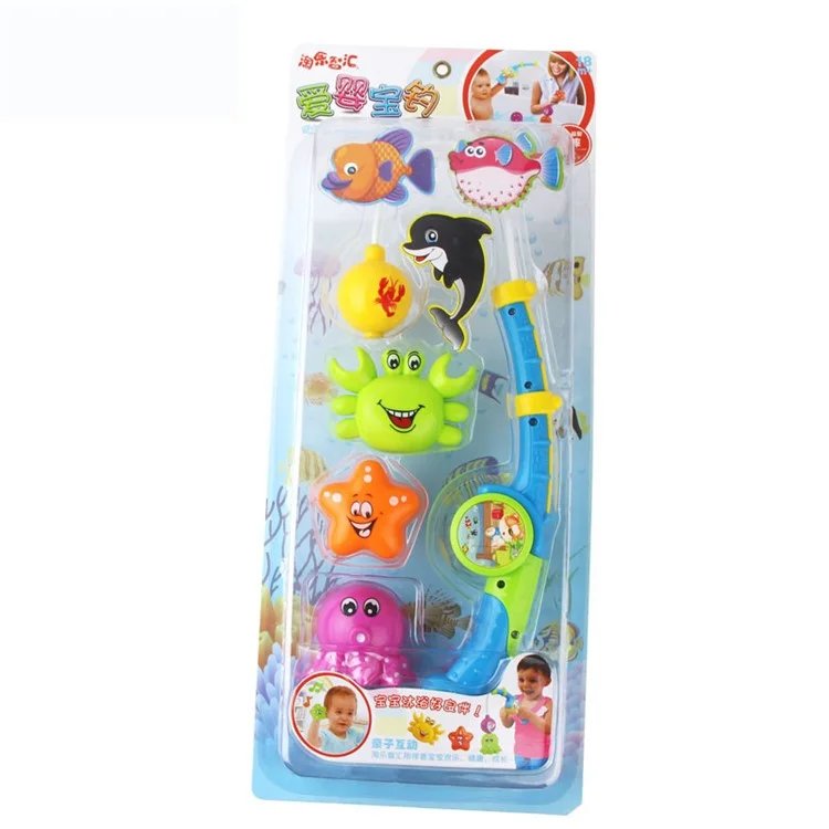 COOlPLAY Magnetic Fishing Game Bath Toy Set