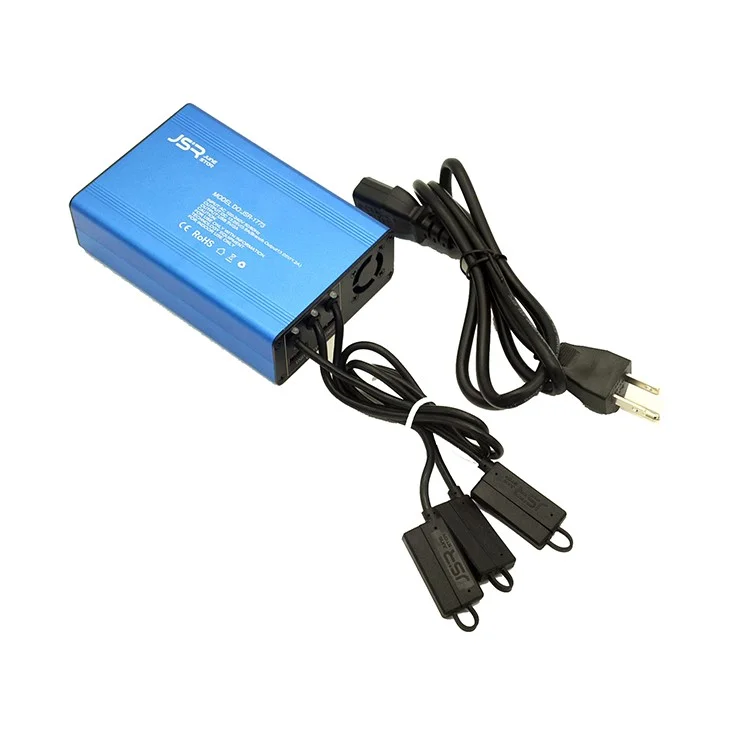 JUNESTAR JSR-1773 5 in 1 Rapid Battery Charger Hub for DJI Spark Quadcopter and Phones - EU Plug