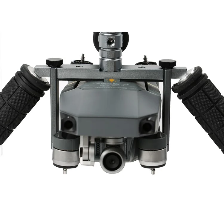 Cinema Tray Metal Dual Handheld Gimbal Camera Stabilizer Bracket Kit for DJI Mavic Pro - Grey