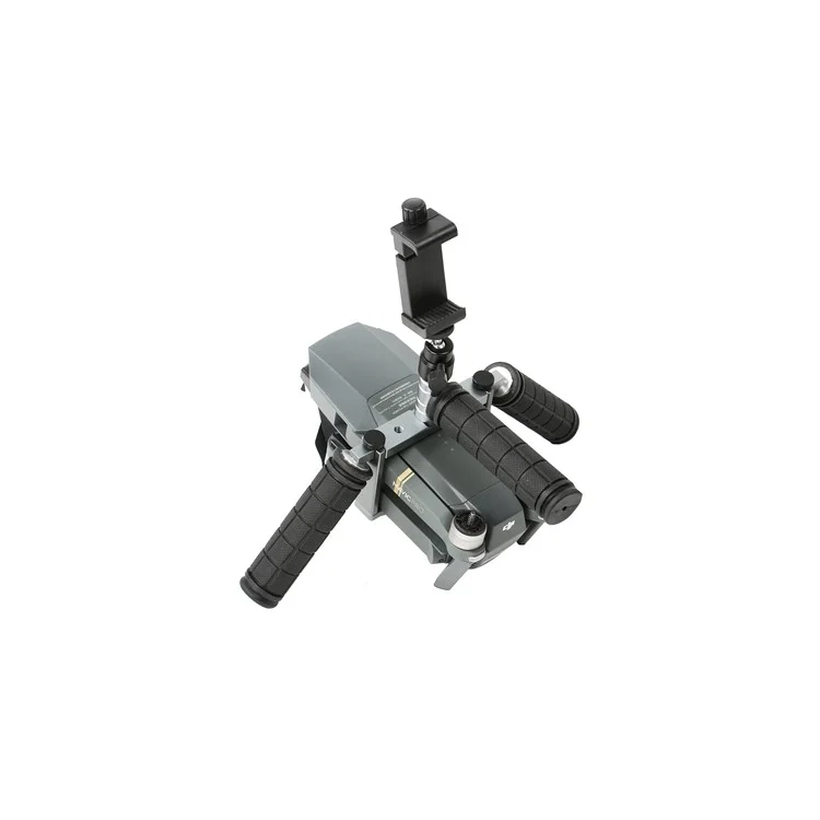 Cinema Tray Metal Dual Handheld Gimbal Camera Stabilizer Bracket Kit for DJI Mavic Pro - Grey