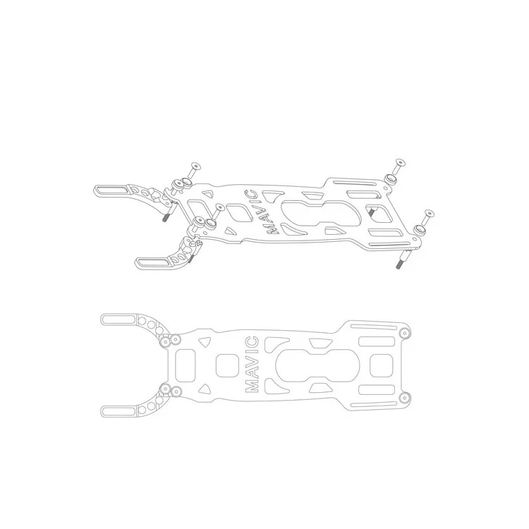 3K Carbon Fiber Gimbal Protective Board Gimbal Protector for DJI Mavic Pro