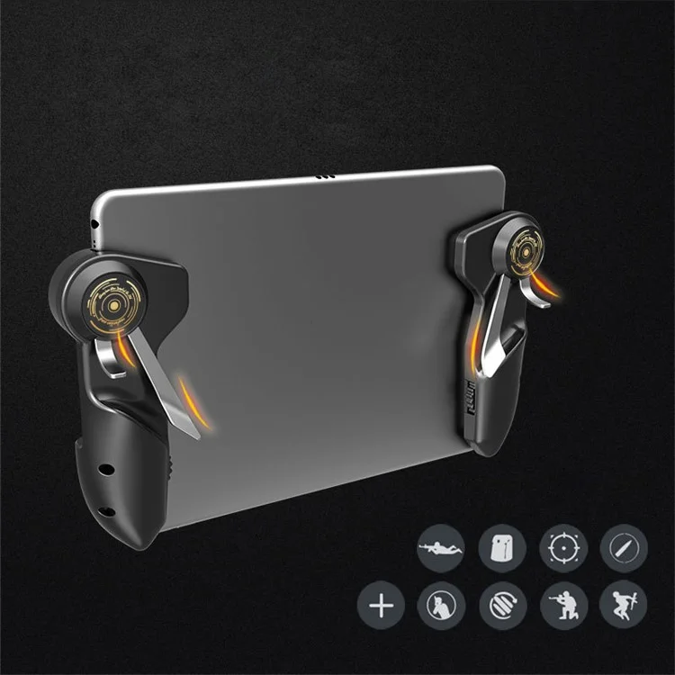 Memorando Akpad6k Fogo Pubg Mobile Joystick Controlador Gatilho Para IPad Tablet