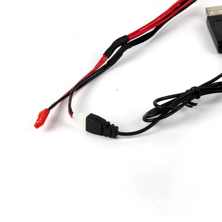 5PCS 3.7V 650mAh Li-Po Battery with 2-to-5 Connecting Cable and USB Cable for LIDIRC L15W/L15FW / SYMA X5C/X5SC/X5SW