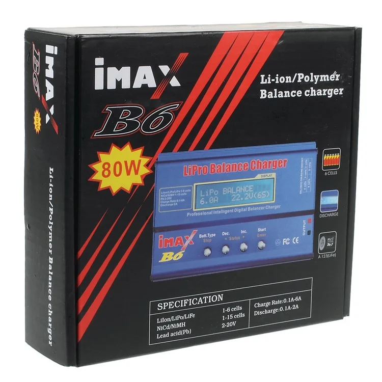 IMAX B6 Lipo NiMh NiCd RC Battery Balance Charger Discharger