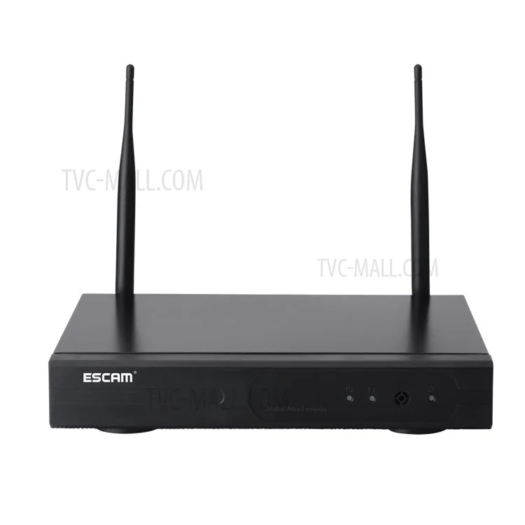 ESCAM WNK404 4CH Wireless WiFi NVR Kit with 4PCS Outdoor IP Camera Support Night Vision - UK Plug