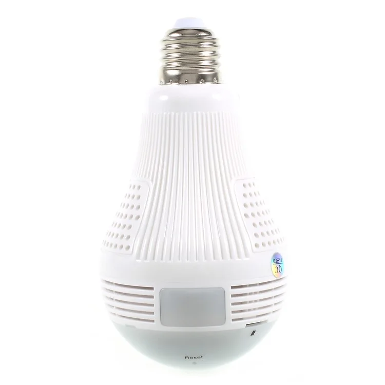 E27 360 degree WiFi LED Bulb Panoramic Camera Wireless 1.3MP IP Bulb Camera Smart Home 3D VR Camera