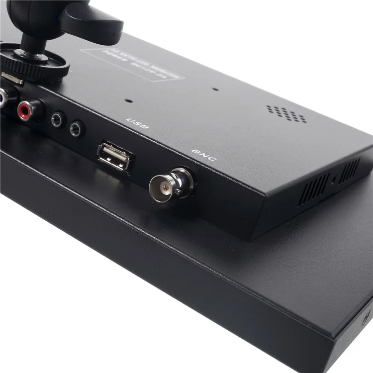 130MA 13-inch 1920x1080 CCTV TFT LCD Monitor with BNC/AV/VGA/HDMI/USB/SPEAKER Ports - EU Plug