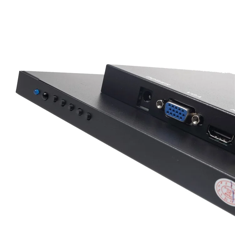 130MA 13-inch 1920x1080 CCTV TFT LCD Monitor with BNC/AV/VGA/HDMI/USB/SPEAKER Ports - EU Plug