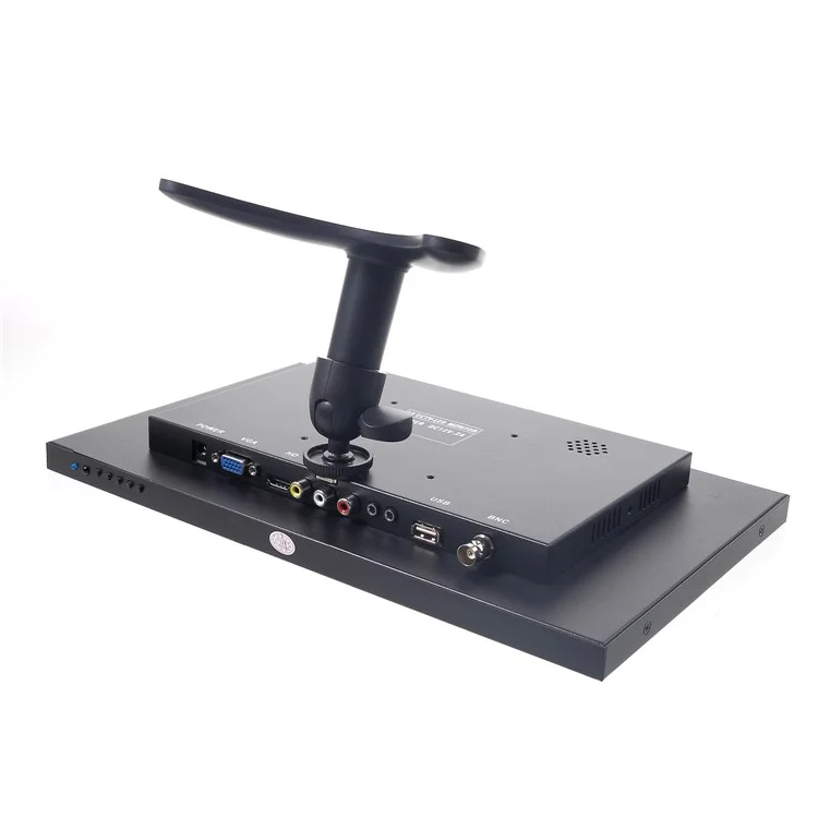 130MA 13-inch 1920x1080 CCTV TFT LCD Monitor with BNC/AV/VGA/HDMI/USB/SPEAKER Ports - EU Plug