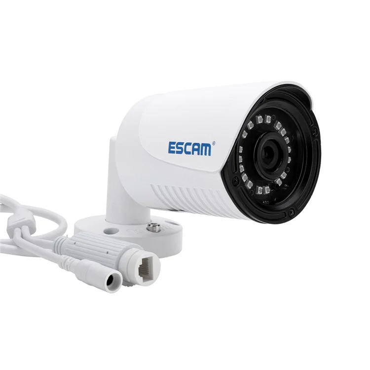 ESCAM QE07 CCTV 720P 1.0MP Onvif POE Cloud IP Bullet Camera IR 15m, Support P2P Onvif - EU Plug