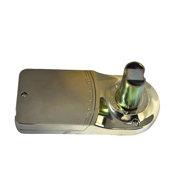 DIY-3398 DIY Reversible Fingerprint Door Handle Biometric Door Lock Reversible Handle - Gold Color