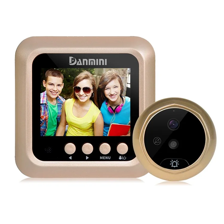 DANMINI W5 2.4 inch Color Screen No Disturb Peephole Viewer - Gold Color