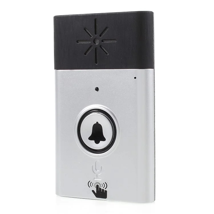 H6 Wireless Voice Intercom Doorbell Support Two-Way Include 1 Receiver and 1 Push Button
