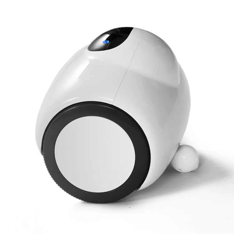 ESCAM Robot QN02 720P Robot Video Camera Kid Elder Companion Support 2-way Audio/P2P - White / EU Plug