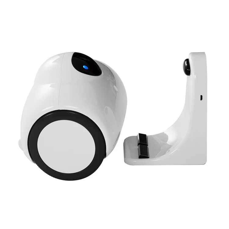 ESCAM Robot QN02 720P Robot Video Camera Kid Elder Companion Support 2-way Audio/P2P - White / EU Plug