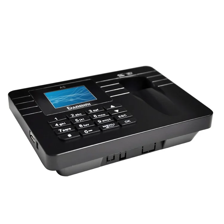 DANMINI A5 2.4-inch Colorful Screen Employee Recorder Fingerprint Attendance Machine - US Plug