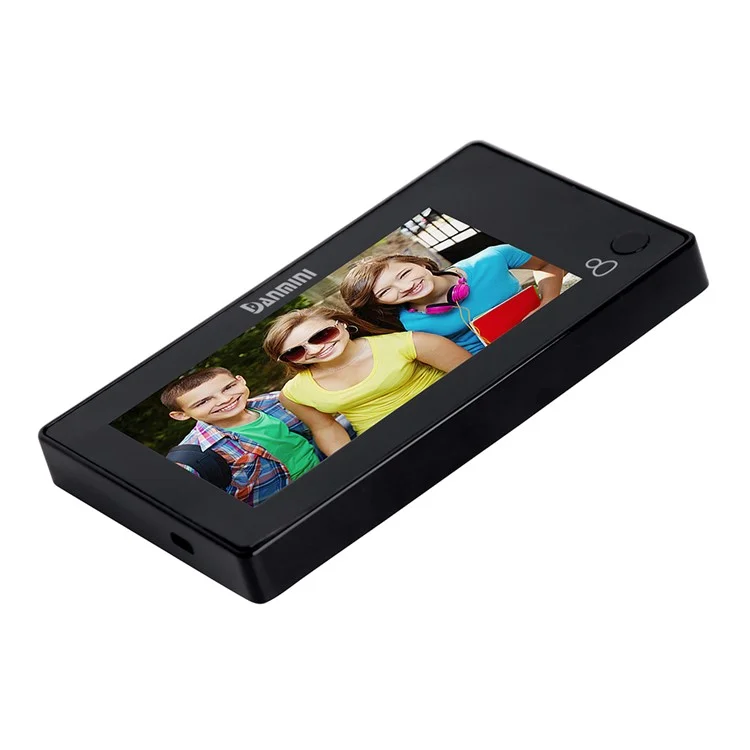 DANMINI YB-43CH Hidden Type Camera 4.3 Inch Color Screen Peephole Viewer - Black