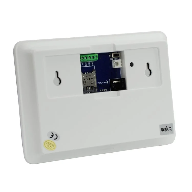 YA-700-GSM-12 Touch Screen Ultra-thin Remote Control Home Security GSM Alarm System - EU Plug