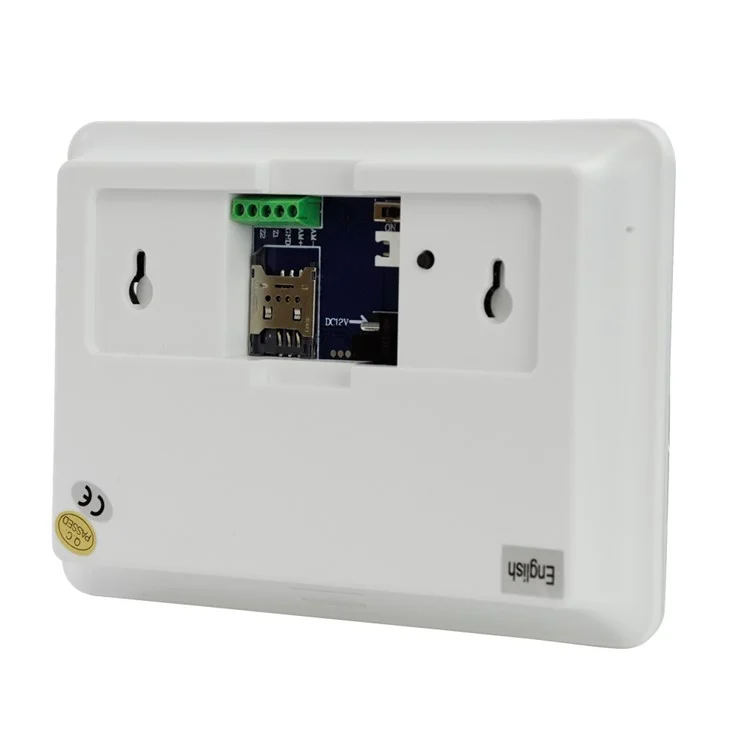 YA-700-GSM-12 Touch Screen Ultra-thin Remote Control Home Security GSM Alarm System - EU Plug