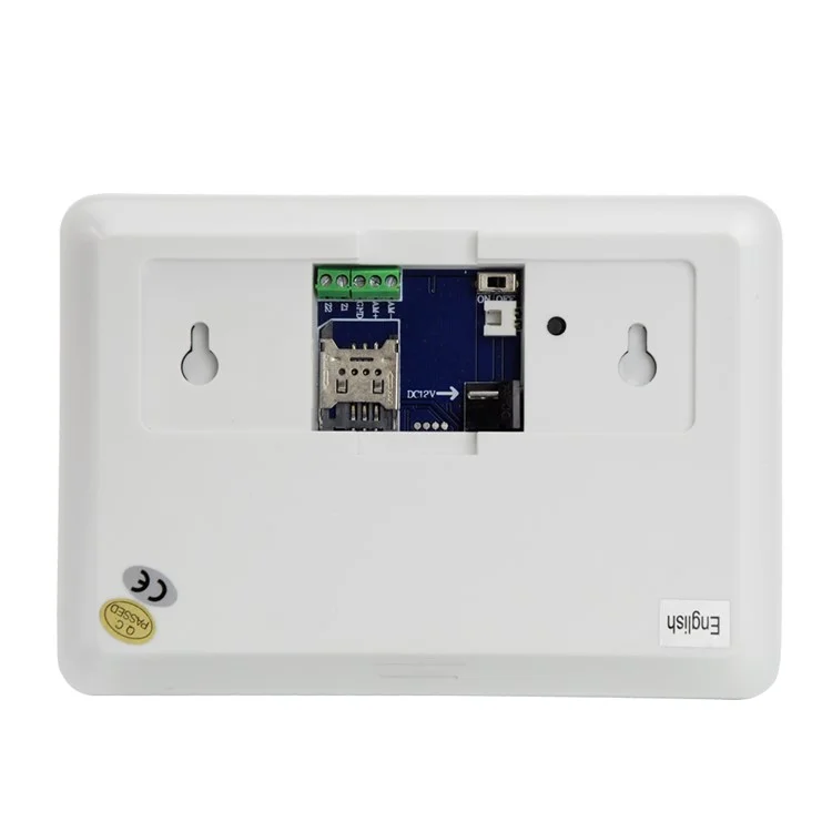 YA-700-GSM-13 Wireless Touch Key LCD Display Security GSM Alarm System Kit - EU Plug