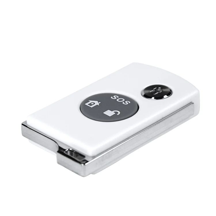 YA-302 Wireless Voice Acousto-optic Site Alarm Home Security Alarm Detector Welcome Bell - EU Plug
