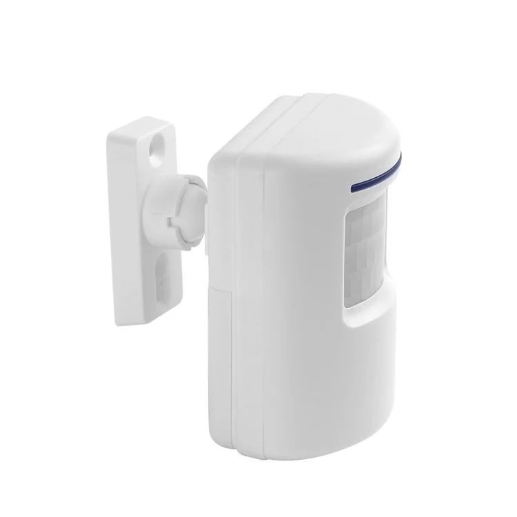 PIR Infrared Motion Sensor Motion Door Bell Alarm Chime with LED Indicators - EU Plug