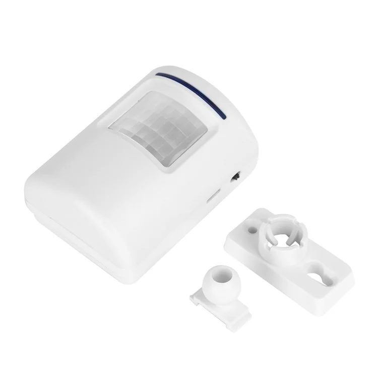PIR Infrared Motion Sensor Motion Door Bell Alarm Chime with LED Indicators - EU Plug