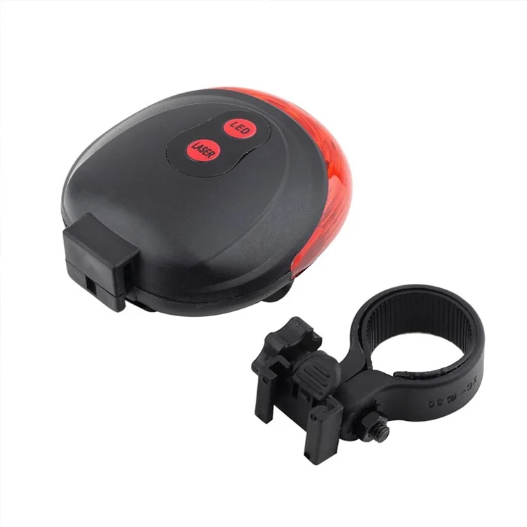 YOUOKLIGHT YK1519 5LEDs 2-Laser 7-Mode Cycling Laser Beam Tail Light 2PCS