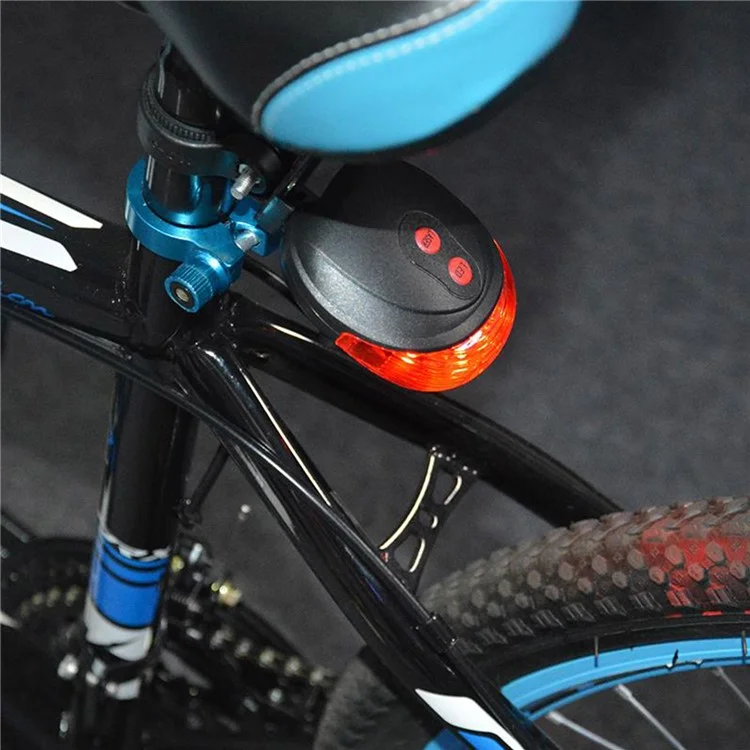 YOUOKLIGHT YK1519 5LEDs 2-Laser 7-Mode Cycling Laser Beam Tail Light 2PCS