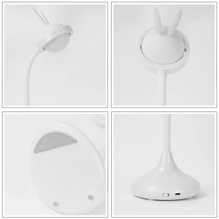 YOUOKLIGHT YK2277 Rabbit Dimmable Touch Control Study Reading LED Table Lamp 360° Adjustable Angle
