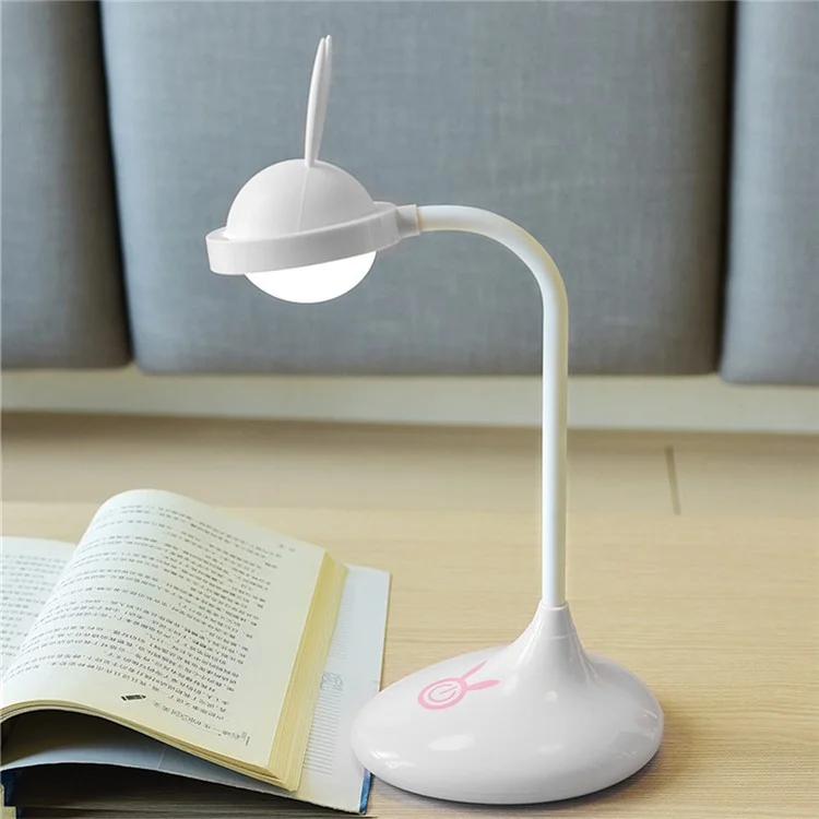 YOUOKLIGHT YK2277 Rabbit Dimmable Touch Control Study Reading LED Table Lamp 360° Adjustable Angle