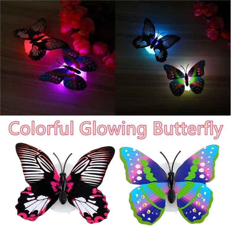 10Pcs 3D Butterfly Removable Mural Stickers Wall Stickers Decal for Home and Room Decoration