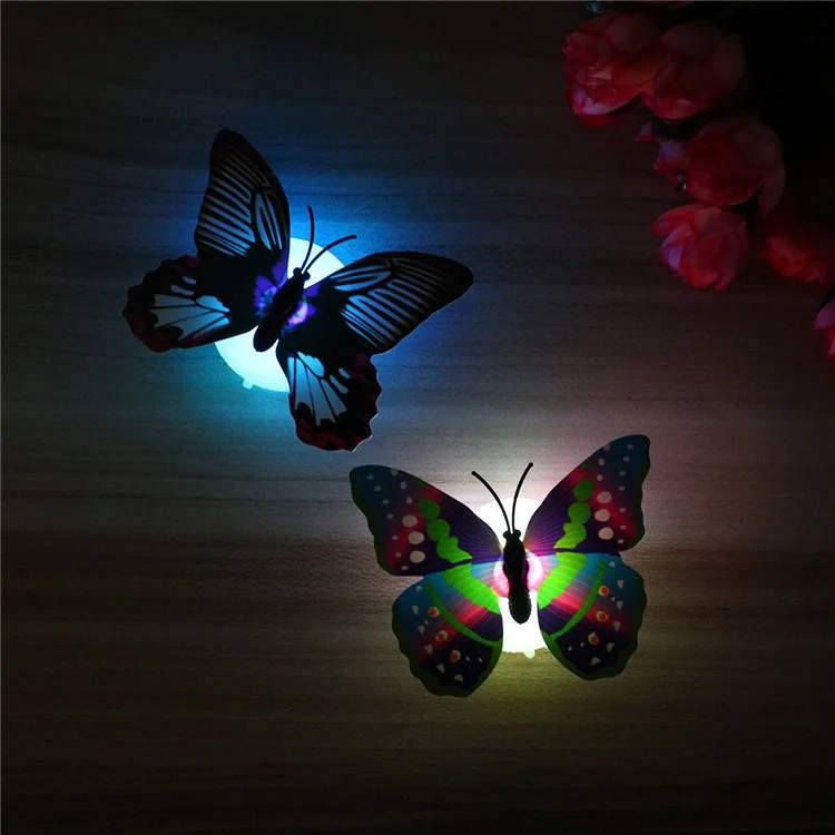 10Pcs 3D Butterfly Removable Mural Stickers Wall Stickers Decal for Home and Room Decoration