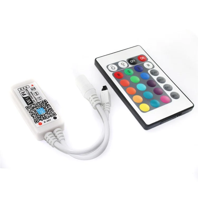 5M 300x5050 SMD Waterproof IP65 Smart Home Wi-Fi RGB LED Strip Light Kit - EU Plug