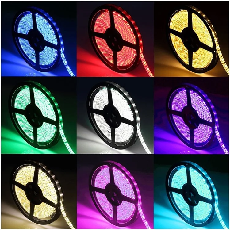 5M 300x5050 SMD Waterproof IP65 Smart Home Wi-Fi RGB LED Strip Light Kit - EU Plug