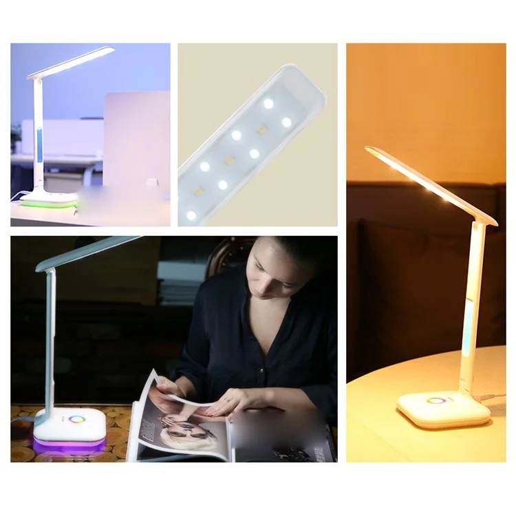 REMAX E270 Foldable LED Table Lamp Eye Protection 3 Light Modes Touch Buttons LCD Display