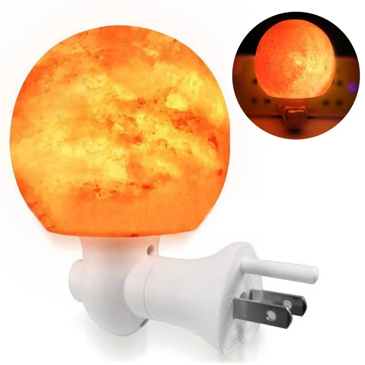 YouOKLight YK2295 7W 120V Warm White Himalayan Globe Sphere Salt Lamp  - US Plug