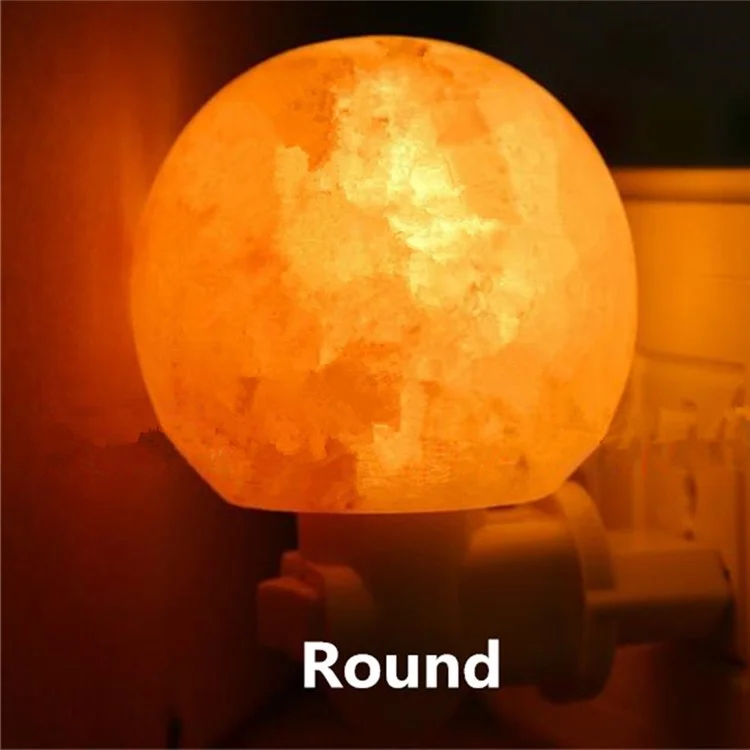 YouOKLight YK2295 7W 120V Warm White Himalayan Globe Sphere Salt Lamp  - US Plug