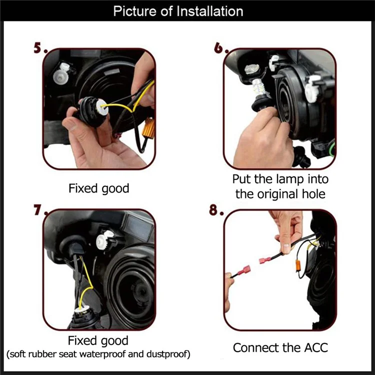 YOUOKLIGHT YK1526 2Pcs/Set 1156/BA15S Dual Color LED Turn Signal Light + Daytime Running Light
