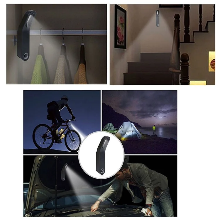 Cordless 350 Lumen USB-Rechargeable LED Motion Sensor Light Outdoor Emergency Night Light