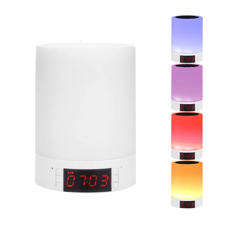YOUOKLIGHT YK2307 LED Light Smart Bluetooth Speaker Power Bank with TF Card Slot / Aux-in