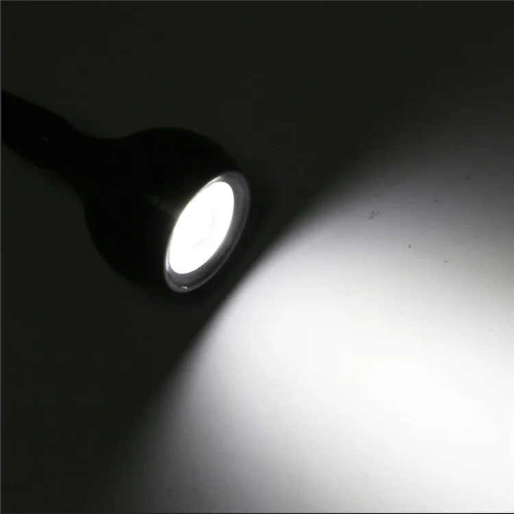 YOUOKLIGHT YK2309 1W Clip-on Desk LED Lamp Flexible Goose Neck LED Light - US Plug