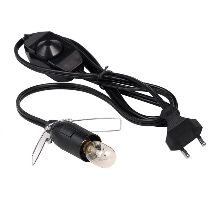 YOUOKLIGHT YK6618 E12 Himalayan Salt Lamp Cord with Dimmer Switch - EU Plug