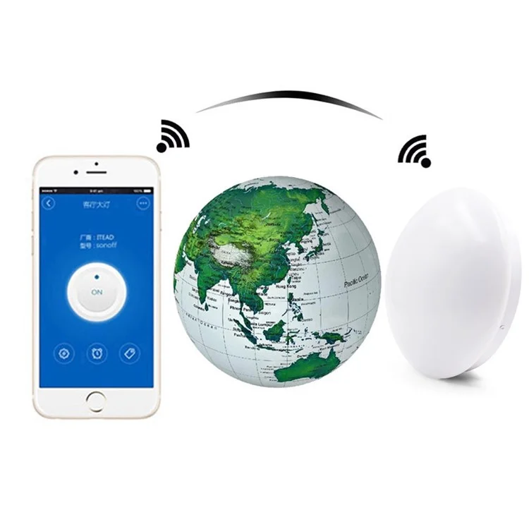 35CM 15W WiFi Phone APP Control Smart LED Ceiling Light AC 110 -240V - Cool White