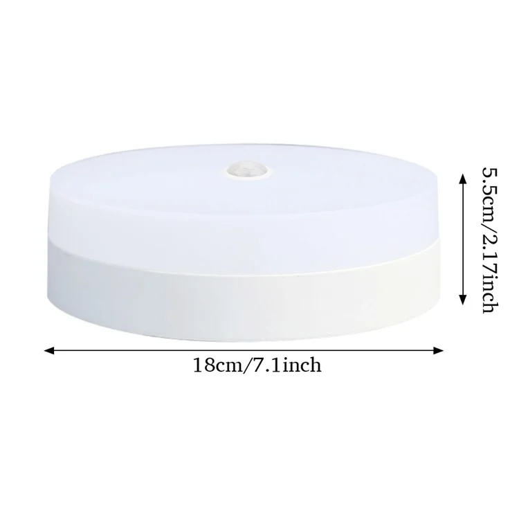 YOUOKLIGHT YK2034 LED Panel Light Motion Sensor 18W 6000K Cold White Light Ceiling Lamp