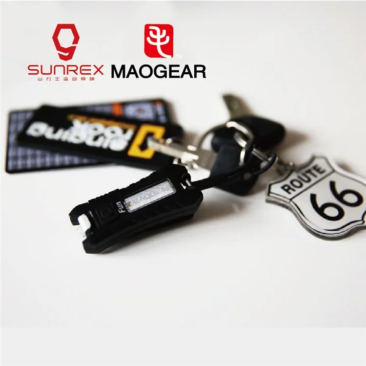 SUNREX FUN Series Rechargeable LED USB Mountain Bike Caution light Safety Warning Bicycle Rear Light - Black