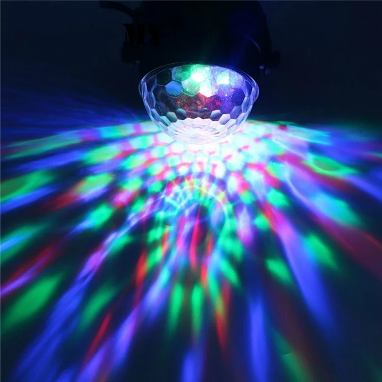 YOUOKLIGHT 7 Light Molds LED RGB Вращающийся диско-шар для вечеринок - Евро-вилка