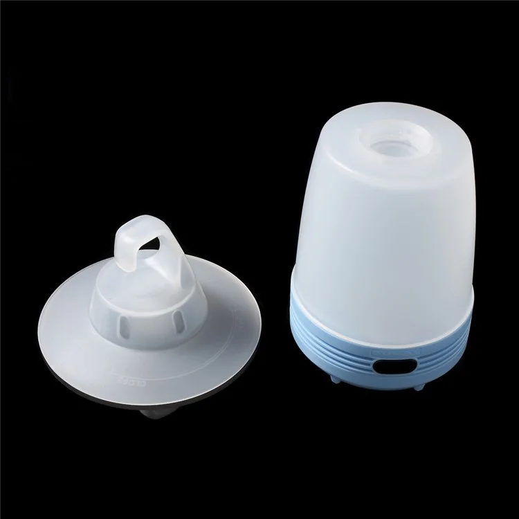 DUHAL IP65 Portable Emergency LED Lamp Flashlight Night Light for Outdoor Camp & Indoor Use - Blue